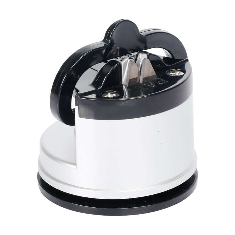 White Small Suction Cup Knife Sharpener