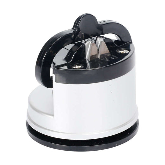 White Small Suction Cup Knife Sharpener