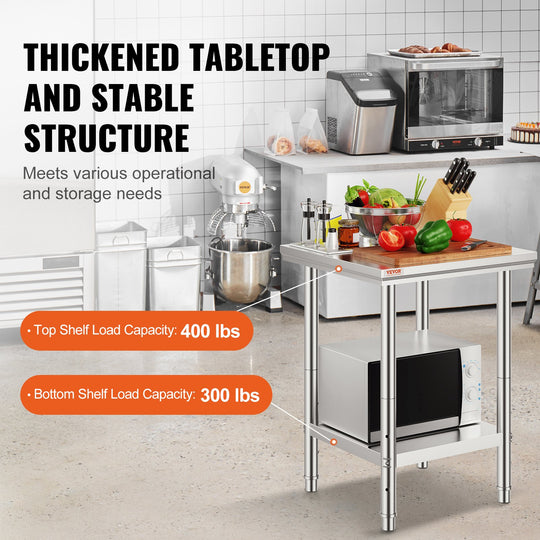 Stainless Steel Commercial Kitchen Work Table