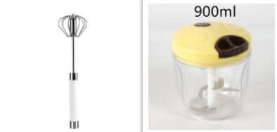 Electric Milk Frother with Stand (white/green packaging)