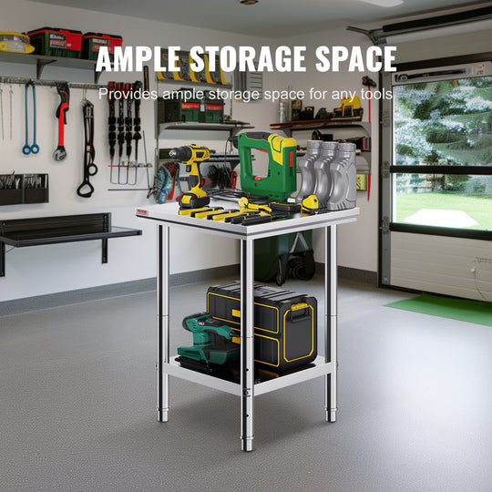 Professional Stainless Steel Prep Station