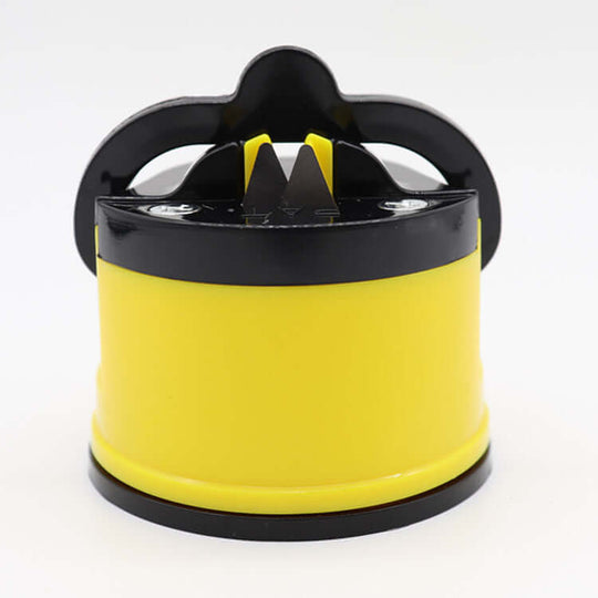 Yellow Small Suction Cup Knife Sharpener