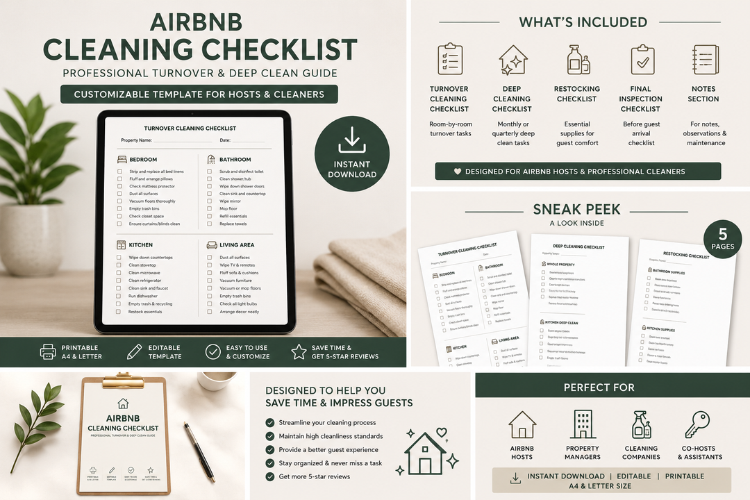 Complete Airbnb Host Kit Bundle
